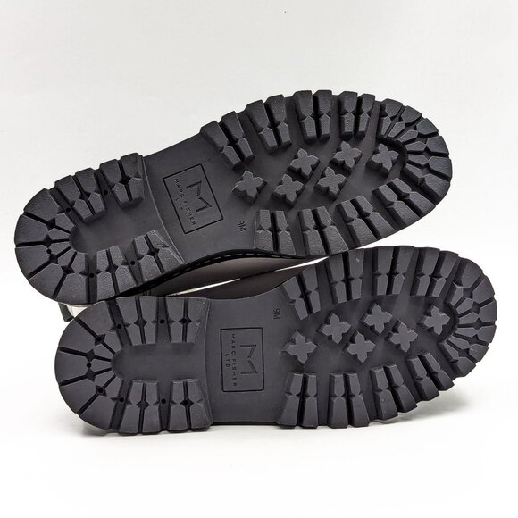 Marc Fisher Women Pauline Chelsea Retro Festival Platform White Leather Boots 9 - Picture 4 of 11